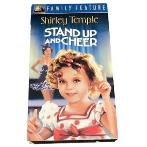 6/$25 Vintage VHS Shirley Temple Stand Up and Cheer Movie 20th Century Fox 1934